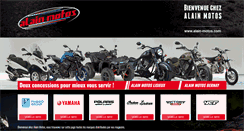 Desktop Screenshot of alain-motos.com